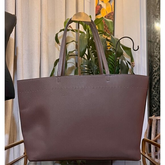 ✺ AUTHENTIC TORY BURCH TAUPE MCGRAW SHOULDER BAG - Picture 4 of 13